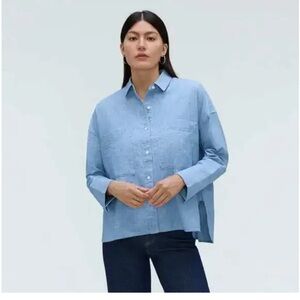 NWT - Everlane chambray boxy Oxford - color sold out!